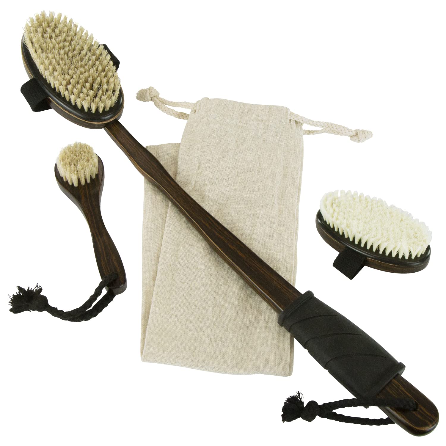 Amazon.com : Vive Dry Brush Set for Lymphatic Drainage (3 Pack